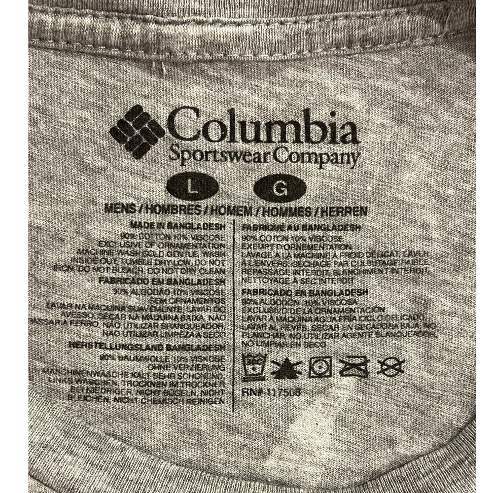 Columbia Sportswear Company PFG Grey‎ Marlin Fishing Boat Graphic T Shirt Men L - Picture 5 of 7